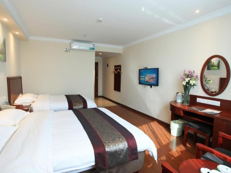 Greentree Inn Anhui Xuancheng Jixi Guangming Palace Business Hotel Exterior foto