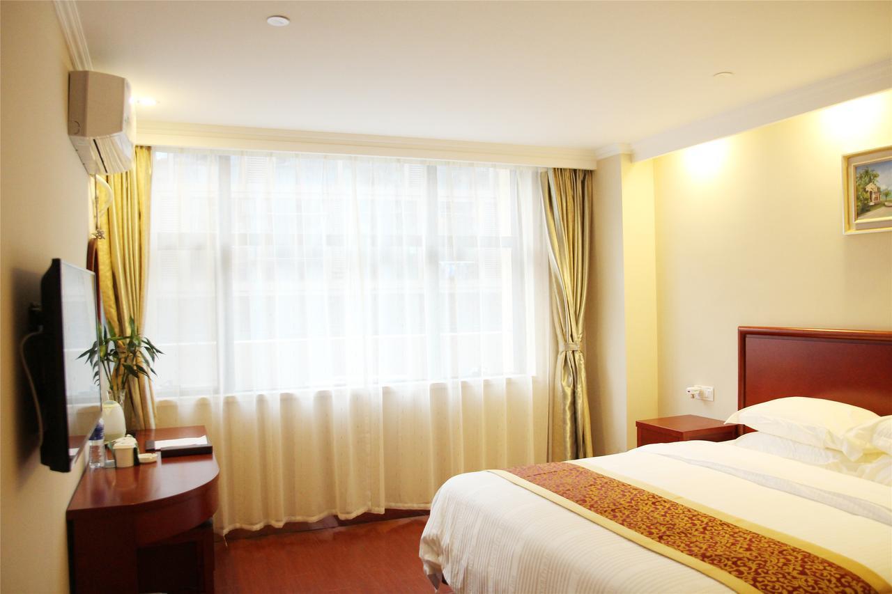 Greentree Inn Anhui Xuancheng Jixi Guangming Palace Business Hotel Exterior foto